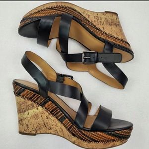 Franco Sarto cork wedge size 9 1/2